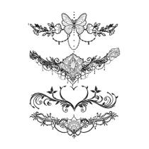 4 Tatuagens Temporárias Abdominoplastia PB