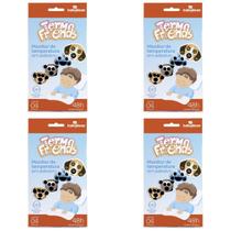4 Termo Friends - Adesivo Medidor De Temperatura - Babydeas