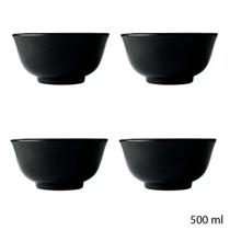 4 Tigelas Oriental para Sopa Bowl Germer Porcelanas 500 ml 4 Tigelas Oriental para Sopa Bowl Germer Porcelanas 500 ml