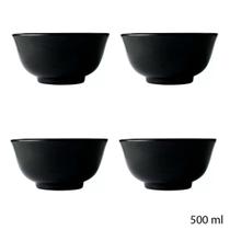 4 Tigelas Oriental para Sopa Bowl Germer Porcelanas 500 ml