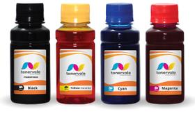 4 Tinta Compatível HP 4615 4625 5525 670 de 100ml BK Pigmentado