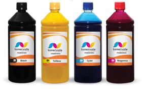 4 Tinta Compatível HP T230 T630 712 1L CMYK Pigmentado