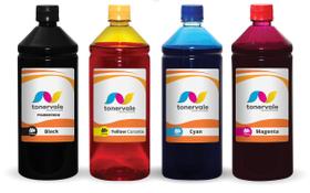 4 Tinta Para HP 1516 4646 2646 662 de 1L BK Pigmentado