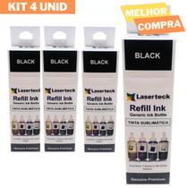 4 Tinta sublimática Preta Para Impressora L355 L365 L375 L395 L380 L200