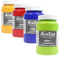 4 Tintas Acrílicas Corfix para Tela 500ml G1 Escolha a Cor 4 Tintas Acrílicas Corfix para Tela 500ml G1 Escolha a Cor