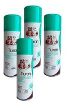 4 Tiuran Aerosol 125ml Contra Sarna Fungo Cães Gatos Duprat 4 Tiuran Aerosol 125ml Contra Sarna Fungo Cães Gatos Duprat