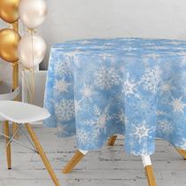 4 Toalha Mesa Festa Tnt Estampado Floco Neve Frosen Redonda 4 Toalha Mesa Festa Tnt Estampado Floco Neve Frosen Redonda