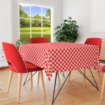 4 Toalha Mesa TNT Xadrez Festa Junina Italiana 140X140 4 Toalha Mesa TNT Xadrez Festa Junina Italiana 140X140