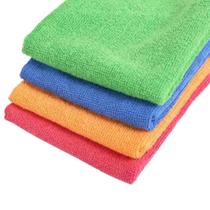 4 Toalha Microfibra Multiuso Limpa Seca Pia Banheiro Cozinha 40x40 cm Sortidos 4 Toalha Microfibra Multiuso Limpa Seca Pia Banheiro Cozinha 40x40 cm Sortidos