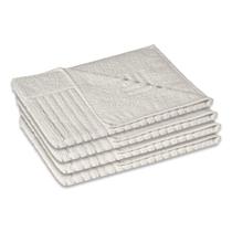 4 Toalha Piso Banheiro Antiderrapante 520g/m2 50x70 Maj Per
