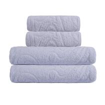 4 Toalhas de Banho Rosto Ótima Absorção 100% Algodão Grandes