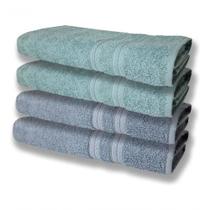 4 Toalhas Super Felpudas Grande E Grossa 80x150 Azul+verde 4 Toalhas Super Felpudas Grande E Grossa 80x150 Azul+verde