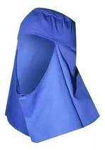 4 Touca Ninja Árabe Azul De Helanca 100 Poliester C/ tiras autocolantes