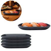 4 Travessas Melamina 15,5 cm Retangular Ideal Restaurante Buffet 4 Travessas Melamina 15,5 cm Retangular Ideal Restaurante Buffet