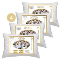 4 Travesseiro Pluma De Ganso Sintética 50x70 Antialérgico 4 Travesseiro Pluma De Ganso Sintética 50x70 Antialérgico