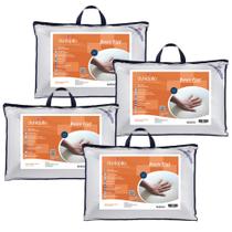 4 Travesseiros Basic Flat - 13cm de altura 4 Travesseiros Basic Flat - 13cm de altura