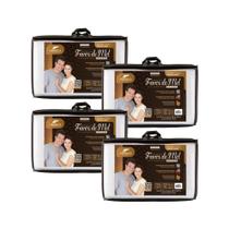 4 Travesseiros Favos de Mel - Médio 15cm 4 Travesseiros Favos de Mel - Médio 15cm