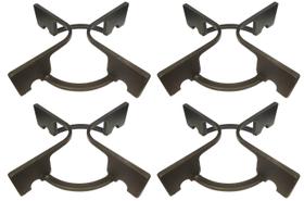 4 Trempe Grade Grelha Pequenas Fogão Atlas Agile Glass Utop