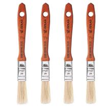 4 Trincha Pincel Verniz E Stain Atlas 1/2 Polegada 396