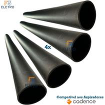 4 Tudo Prolongador 43cm cada para Aspirador de pó Cadence Galaxy 1200