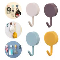 4 Un Gancho Cabide Plástico Adesivo Cozinha Banheiro Parede