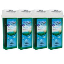 4 Und Cera Depilatória Rollon Algas Marinhas Depile Plus140g