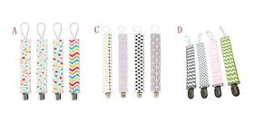 4 Unid. Prendedor Clipe Para Chupeta Mam Avent Soothie Bebê