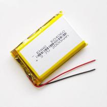 4 Unidade 604060 C/ 2000mah C/ 2 Fios 3,7v 6x40x60mm -