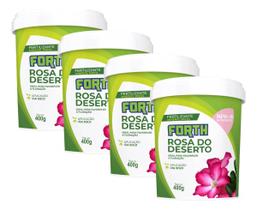 4 Unidades Adubo Fertilizante Mineral Forth Rosa Do Deserto 400g 4 Unidades Adubo Fertilizante Mineral Forth Rosa Do Deserto 400g