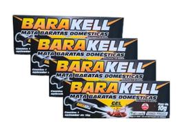 4 Unidades Barakell Gel Mata Baratas 10g Kelldrin