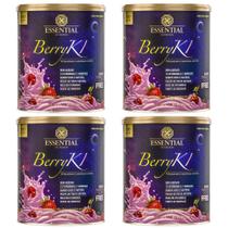 4 unidades BerryKi 300g cada - Frutas Vermelhas - Essential Nutrition