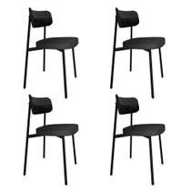 4 Unidades Cadeira Alloa fixa C/4 Pés 50 X 44,7 X 83,8 cm 4 Unidades Cadeira Alloa fixa C/4 Pés 50 X 44,7 X 83,8 cm