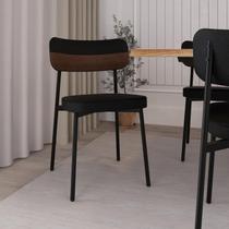 4 Unidades Cadeira Alloa fixa C/4 Pés 50 X 44,7 X 83,8 cm