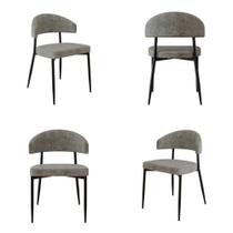 4 Unidades Cadeira Bless Fixa C/4 Pés 53 X 55 X 78cm. Lautrec Marrom Lautrec Marrom 4 Unidades Cadeira Bless Fixa C/4 Pés 53 X 55 X 78cm. Lautrec Marrom Lautrec Marrom