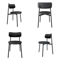 4 Unidades Cadeira Kyta fixa C/4 Pés 50 X 44,7 X 83,8 cm 4 Unidades Cadeira Kyta fixa C/4 Pés 50 X 44,7 X 83,8 cm