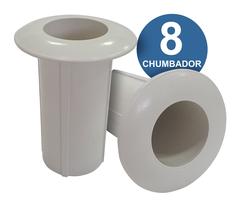 4 UNIDADES - Chumbador - Copo para Escada De piscinas - Par 4 UNIDADES - Chumbador - Copo para Escada De piscinas - Par