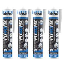 4 Unidades Cola Selante PU40 Fix Branco 280ml 387g Tekbond 4 Unidades Cola Selante PU40 Fix Branco 280ml 387g Tekbond
