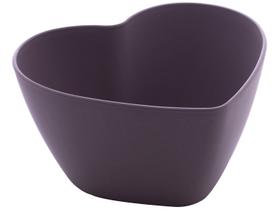 4 unidades de bowl de bambu eco rosa formato de coração 4 unidades de bowl de bambu eco rosa formato de coração