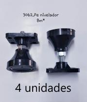 4 Unidades de pé nivelador para mesa de sinuca/bilhar/pebolim/snooker