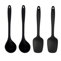 4 Unidades De Talheres Cozinha Concha Feijão & Espátula 4 Unidades De Talheres Cozinha Concha Feijão & Espátula