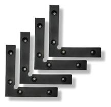 4 Unidades Esquadro 90o Marcenaria Montagem Móveis 160x160mm