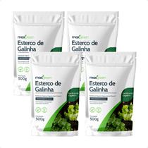 4 Unidades Fertilizante Maxgreen Esterco De Galinha Forth Jardim - 500 g 4 Unidades Fertilizante Maxgreen Esterco De Galinha Forth Jardim - 500 g