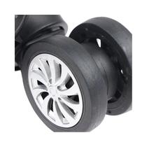 4 unidades mala bagagem universal rodas giratórias de 360 graus ferramentas de roda de carrinho