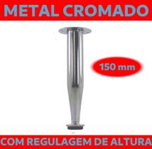 4 unidades pé de armário de cozinha e móveis 10/15/20cm de aço cromado com regulagem de altura