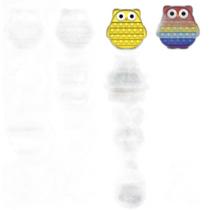 4 Unidades Pop It Fidget Toy Pop Bubble Sensorial Variados