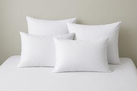 4 unidades Travesseiros OrtoFlex 50x70cm Fibra de Bambu, 200 Fios, Antialérgico e Anti-Mofo