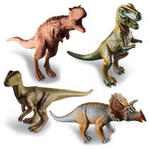 4 Unids Dinossauro Rex Carnotaurus Velociraptor Triceratops 4 Unids Dinossauro Rex Carnotaurus Velociraptor Triceratops
