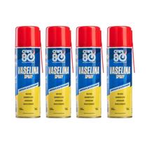 4 Vaselina Spray Lubrificante Multiuso Car 80 Alta Performance 300ml Anticorrosivo Proteção Metais Ferramentas Dobradiças Correntes Parafusos 4 Vaselina Spray Lubrificante Multiuso Car 80 Alta Performance 300ml Anticorrosivo Proteção Metais Ferramentas Dobradiças Correntes Parafusos