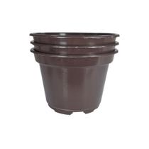 4 Vasos Plástico Vazado Para Regar Suas Plantas Diariamente