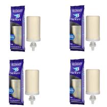 4 Vela Filtro De Barro Com Dupla Ação Carvão Ativado Stéfani